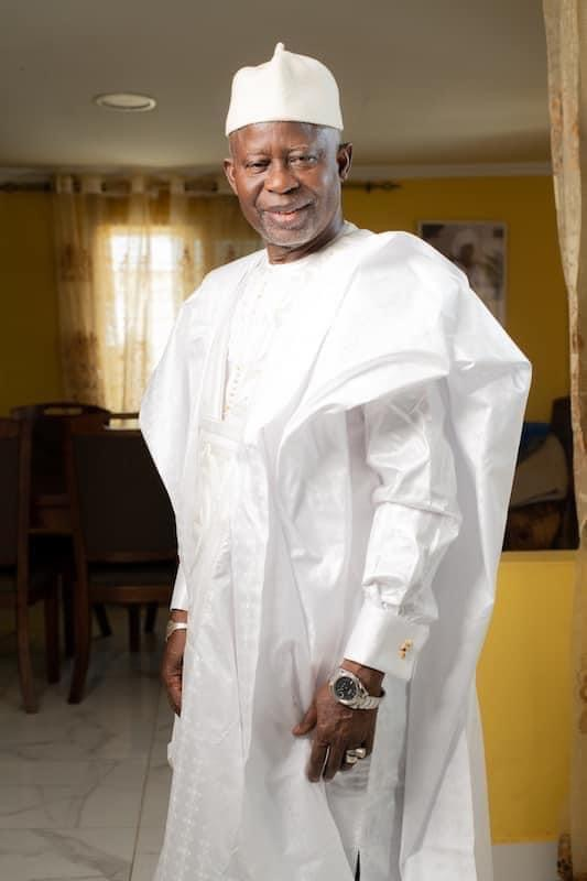 Party Leader in white attire for the 2026 commitment message